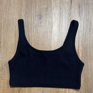Saturday New York Tank Cropped Navy Blue Small